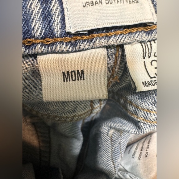 BDG Urban Outfitters Mom Jeans W/ Unique Pinstripe Seams Women’s Size 30 - Picture 5 of 7